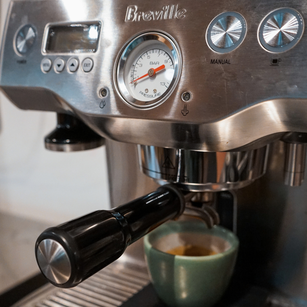 image of a Breville coffee machine at Black Market Training