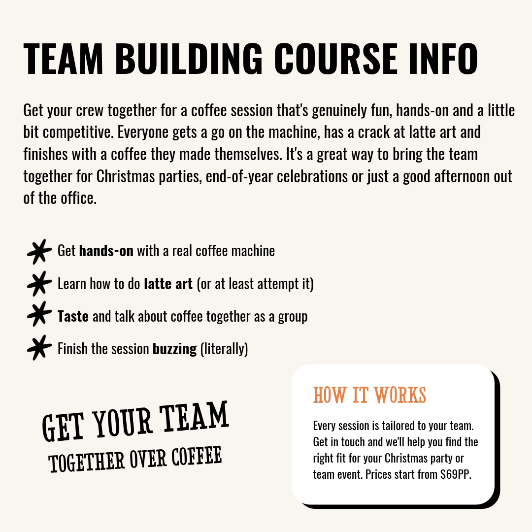 Team Building Group Coffee Course
